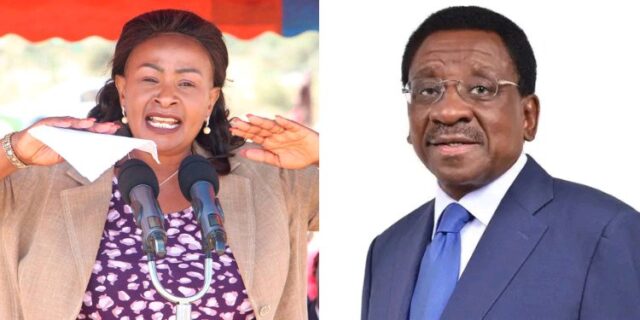 Wavinya Ndeti Machakos Governor & James Orengo Siaya Photo Courtesy Wavinya Ndeti Machakos Governor & James Orengo Siaya Photo Courtesy