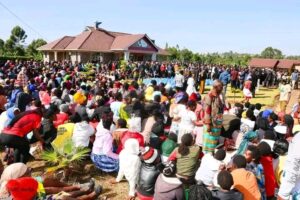 Bomet Women Rep Linet Chepkorir alias Toto at her rural residence in Chemomul. PHOTO/Courtes