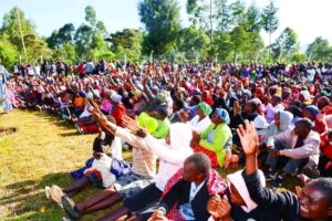 Bomet Women Rep Linet Chepkorir alias Toto at her rural residence in Chemomul. PHOTO/Courtes