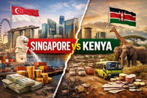 Geography isn't our problem. Singapore is roughly the size of Nairobi County, yet its economy is 5 times larger than the entire Republic of Kenya. PHOTO/File/newsaih.com