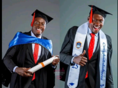 “He Finally Did It” Oga Obinna Celebrates Graduating From Mount Kenya University With First Class Honours As Kenyans If He Was Really Learning Photo Courtesy