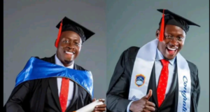 “He Finally Did It” Oga Obinna Celebrates Graduating From Mount Kenya University With First Class Honours As Kenyans If He Was Really Learning Photo Courtesy