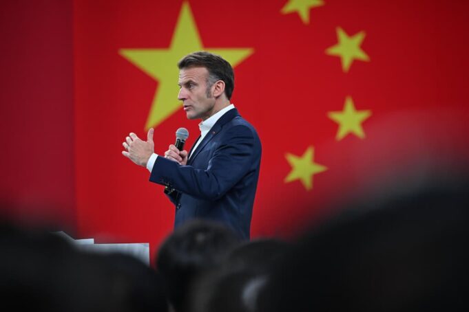 Macron Threatens China with Tariffs over Trade Surplus Macron Threatens China with Tariffs over Trade Surplus