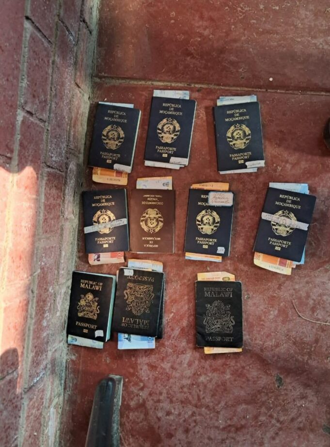 South Africa Police Arrest Foreign National After 582 Cash-Stuffed Passports Are Recovered South Africa Police Arrest Foreign National After 582 Cash-Stuffed Passports Are Recovered