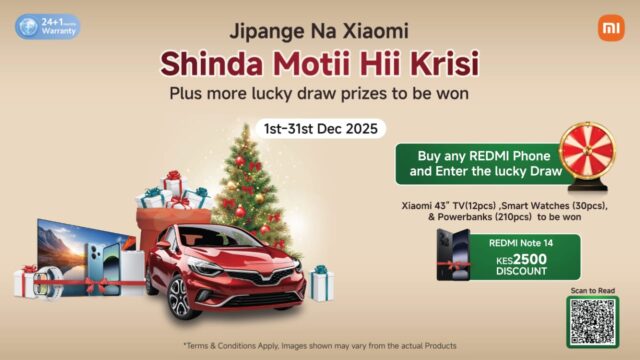 Xiaomi Kenya to Give Away a Brand-New Car This Christmas in Massive Festive Campaign
