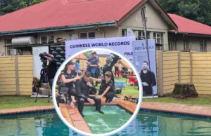 SA hairstylist breaks World Record for most underwater haircuts SA hairstylist breaks World Record for most underwater haircuts