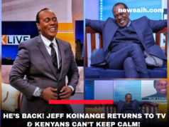 He’s Back! Jeff Koinange Returns to TV & Kenyans Can’t Keep Calm Reacti Screenshot Courtesy