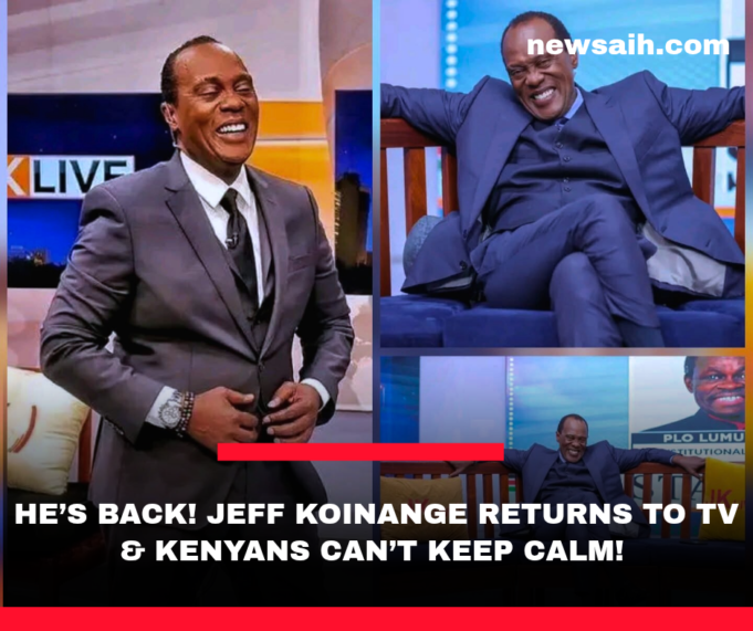 He’s Back! Jeff Koinange Returns to TV & Kenyans Can’t Keep Calm Reacti Screenshot Courtesy