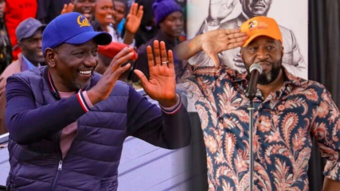 Hassan Joho Throws Full Support Behind President Ruto’s Two-Term Bid A photo collage of President William Ruto and Cabinet Secretary Hassan Joho. PHOTOS/ courtesy