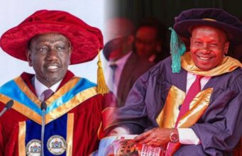 5 Most Educated Politicians in Kenya (2026 Update): Degrees, Universities, and Academic Records A photo collage of President William Ruto and Deputy President Kithure Kindiki during past graduation ceremonies. PHOTO/ Courtesy