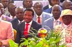 MP Peter Salasya Goes Down on His Kneels Before Prophet Owuor For Special Prayers MP Peter Salasya Goes Down on His Kneels Before Prophet Owuor For Special Prayers