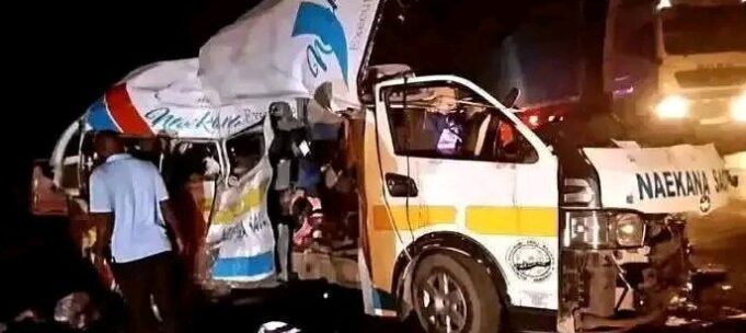 Six People Dead on the Spot, Several Injured as Bus Collides Head on with Matstu Along Nairobi-Mombasa Highway Six People Dead on the Spot, Several Injured as Bus Collides Head on with Matstu Along Nairobi-Mombasa Highway