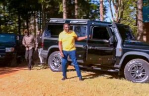 Pesa Iko!! President Ruto Seen Driving an Indigenous Multimillion Worth Car Model in His Local Area Koilel Photo Courtesy: The INEOS Grenadier Car)