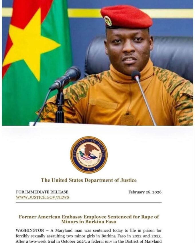 US Diplomat to Burkina Faso Sentenced for Child Rape US Diplomat to Burkina Faso Sentenced for Child Rape